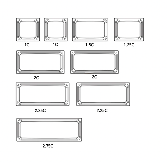 LAK キーキャップセット 無刻印