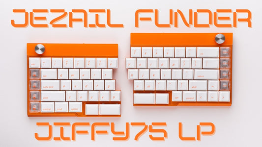 【すぐに習得できる分割キーボード！】JezailFunder Jiffy75 LP【Review & Sound Test】