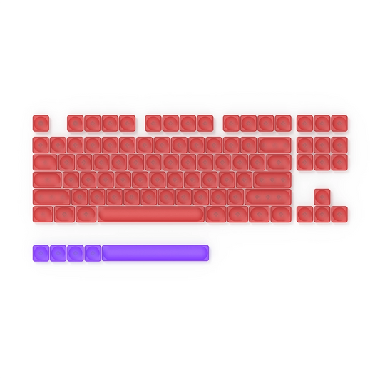 LCK 透明キーキャップセット 無刻印