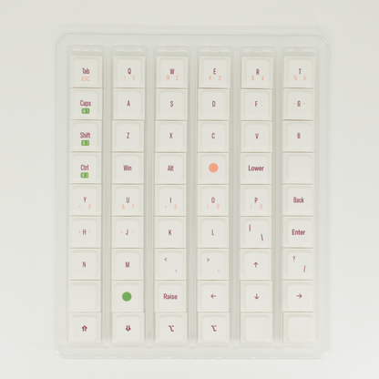 Cornix 40% 分割キーボード対応 ロープロファイル キーキャップセット Cornix 40% 分割キーボード対応 ロープロファイル キーキャップセット