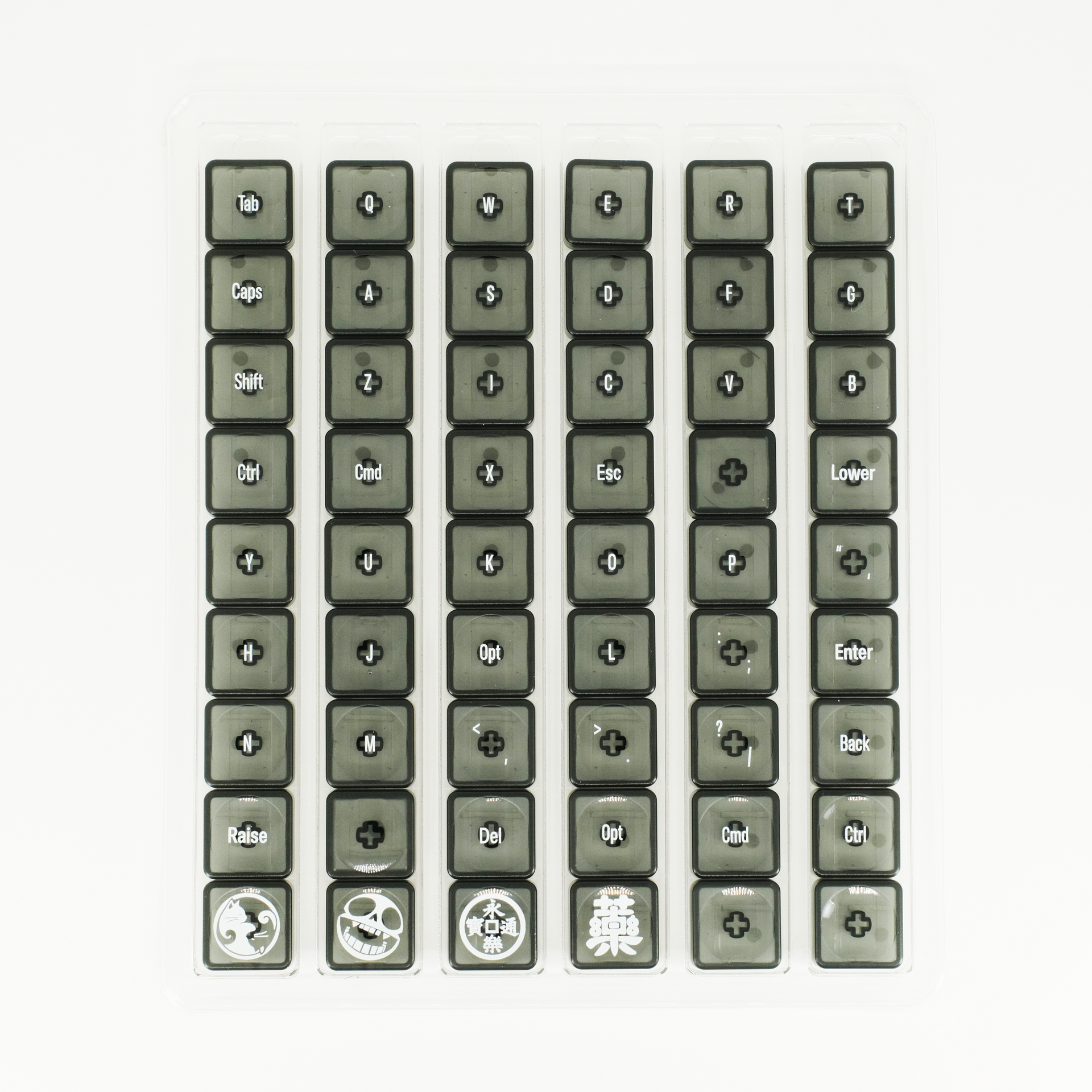 Cornix 40% 分割キーボード対応 ロープロファイル キーキャップセット